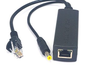 محول طاقة عبر إيثرنت نشط 12 فولت PoE Splitter Power Over Ethernet محول حاقن IEEE 802.3af متوافق مع الطاقة عبر الإيثرنت لمفاتيح PoE كاميرا IP للهاتف IP أجهزة POE