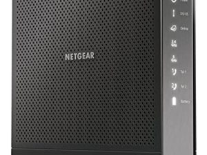 NETGEAR Nighthawk Cable Modem WiFi Router Combo with Voice C7100V - يدعم كابل Xfinity والخطط الصوتية حتى 600Mbps ، 2 خط هاتف ، AC1900 WiFi Speed ، DOCSIS 3.0