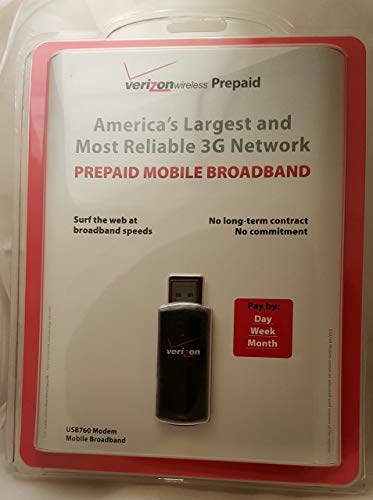جهاز Verizon USB760 3G برودباند USB مسبق الدفع جهاز Verizon USB760 3G برودباند USB مسبق الدفع