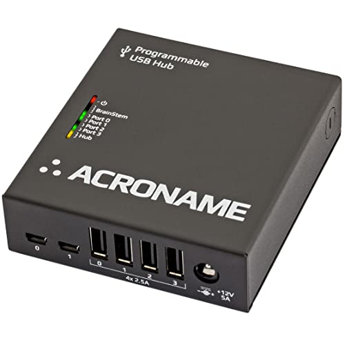 Acroname - محول USB مُدار / أجهزة كمبيوتر Hub 2 - 4 منافذ ، شحن سريع (2.5A) ، درجة صناعية وعلمية ، قابل للبرمجة متوافق مع Mac / Windows / Linux لمحرك الأقراص الثابتة الخارجي بلوحة المفاتيح Acroname - محول USB مُدار / أجهزة كمبيوتر Hub 2 - 4 منافذ ، شحن سريع (2.5A) ، درجة صناعية وعلمية ، قابل للبرمجة متوافق مع Mac / Windows / Linux لمحرك الأقراص الثابتة الخارجي بلوحة المفاتيح