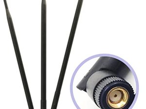 WiFi 9dBi ثنائي النطاق Omni Directional Antenna 2.4Ghz / 5Ghz مع موصل RP-SMA Male for Wireless Wi-Fi Router and Network Devices