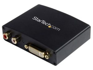 Startech قم بتوصيل جهاز مصدر Dvi-D بصوت Rca إلى شاشة / تلفزيون Hdmi - Dis - بواسطة "Startech" - Prod. الفئة: أجهزة الشبكة / مكرر / جهاز الإرسال والاستقبال