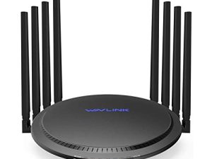 راوتر WAVLINK WiFi AC3000 ثلاثي الموجات جيجابت لاسلكي ، راوتر واي فاي عالي السرعة ، راوتر منزلي لاسلكي مع منفذ USB 3.0 ، جهاز توجيه / جسر / وضع WISP ، تحكم أبوي ، جودة الخدمة ، وظيفة جدار الحماية