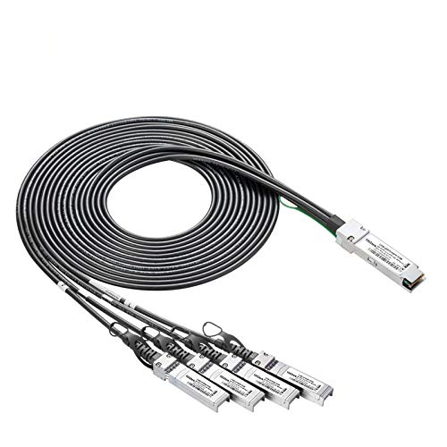 40G QSFP + to 4xSFP + Breakout DAC - 40GBASE-CR4 سلبي مباشر إرفاق نحاسي Twinax QSFP إلى SFP للأجهزة Arista CAB-QS-0.5M ، 0.5 متر (1.64 قدم) 40G QSFP + to 4xSFP + Breakout DAC - 40GBASE-CR4 سلبي مباشر إرفاق نحاسي Twinax QSFP إلى SFP للأجهزة Arista CAB-QS-0.5M ، 0.5 متر (1.64 قدم)