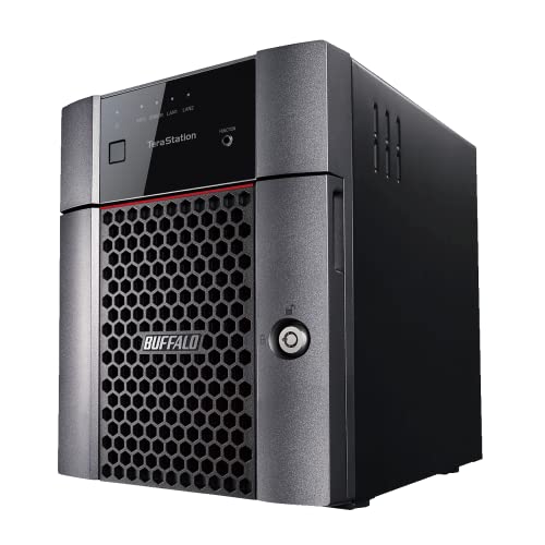 BUFFALO TeraStation Essentials 4-Bay 16 تيرابايت اقتصادية صغيرة / منزلية مكتب سطح المكتب تخزين مرفق مع محركات الأقراص الصلبة المدرجة BUFFALO TeraStation Essentials 4-Bay 16 تيرابايت اقتصادية صغيرة / منزلية مكتب سطح المكتب تخزين مرفق مع محركات الأقراص الصلبة المدرجة