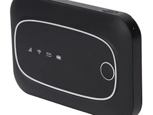 نقطة اتصال محمولة 4G LTE WiFi للسفر ، جهاز نقطة اتصال WiFi غير مقفول مع فتحة بطاقة SIM ، راوتر WiFi محمول واي فاي للتوصيل بالشبكة في أي مكان ، أسود