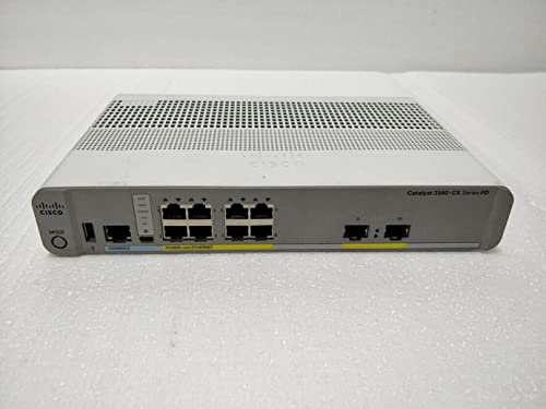 Cisco WS-C3560CX-8PT-S Catalyst 3560 CX Pd Pse 8 Port Networking Device (مجدد) Cisco WS-C3560CX-8PT-S Catalyst 3560 CX Pd Pse 8 Port Networking Device (مجدد)