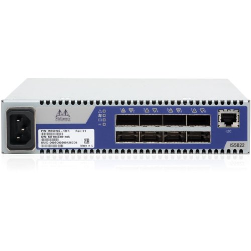 مفتاح Infiniband Switch من Mellanox Infiniscale Iv Is5022. 40 جيجابت في الثانية. 8 منافذ قنوات ليفية. يمكن التحكم فيها. رف. قابل للتركيب "نوع المنتج: أجهزة San / San Switches" مفتاح Infiniband Switch من Mellanox Infiniscale Iv Is5022. 40 جيجابت في الثانية. 8 منافذ قنوات ليفية. يمكن التحكم فيها. رف. قابل للتركيب "نوع المنتج: أجهزة San / San Switches"