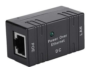 ASHATA Mini POE Combiner Separator عالمي مناسب لمعدات الاتصال الداخلي المنزلية ، التحكم الذكي في الوصول ، نقطة الوصول اللاسلكية ، كاميرا POE والأجهزة الذكية الأخرى مع واجهات الشبكة ، أسود وأبيض (أسود)
