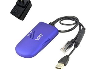VONETS WiFi Bridge 2.4GHz Wireless Ethernet Bridge Signal Repeater WiFi Hotspot مع 5V / 2A USB محول الطاقة RJ45 إلى WiFi لتحويل DVR والمراقبة وطابعة IP وجهاز الشبكة VAP11G-300