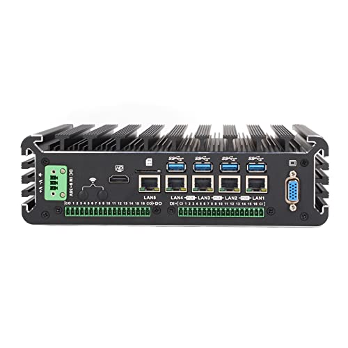 كمبيوتر صناعي ثنائي النواة ، كمبيوتر صناعي سريع تبديد الحرارة 100‑240 فولت Optocoupler عزل 4 منافذ POE جيجابت للتحكم في جهاز الأتمتة (# 3) كمبيوتر صناعي ثنائي النواة ، كمبيوتر صناعي سريع تبديد الحرارة 100‑240 فولت Optocoupler عزل 4 منافذ POE جيجابت للتحكم في جهاز الأتمتة (# 3)