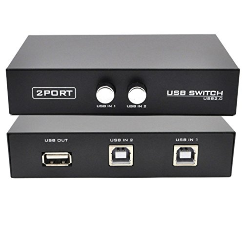 OLLGEN 2 منفذ USB 2.0 مشاركة دليل صندوق التبديل Hub 2 قطعة مشاركة 1 جهاز USB لطابعة الماسح الضوئي لوحة مفاتيح الكاميرا (2 منفذ) OLLGEN 2 منفذ USB 2.0 مشاركة دليل صندوق التبديل Hub 2 قطعة مشاركة 1 جهاز USB لطابعة الماسح الضوئي لوحة مفاتيح الكاميرا (2 منفذ)