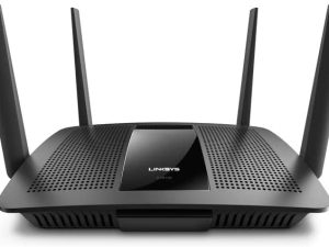 راوتر Linksys WiFi 5 ، ثنائي النطاق ، 1،800 Sq. تغطية قدم ، أكثر من 15 جهازًا ، سرعات تصل إلى (AC2600) 2.6 جيجابت في الثانية - EA8100 (متجدد)