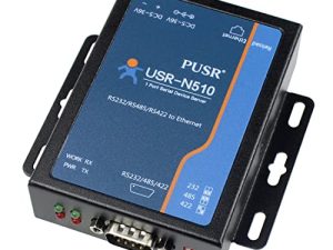 محول إيثرنت التسلسلي الصناعي PUSR USR-N510 ، يدعم جهاز الخادم التسلسلي Watchdog ، Modbus RTU إلى Modbus TCP