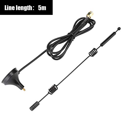2.4 / 5GHZ WiFi Antenna SMA 12dBi High Gain Dual Band Omnidirectional Router Antenna with Magnetic Suction Base لمعظم أجهزة راوتر WiFi (5 أمتار) 2.4 / 5GHZ WiFi Antenna SMA 12dBi High Gain Dual Band Omnidirectional Router Antenna with Magnetic Suction Base لمعظم أجهزة راوتر WiFi (5 أمتار)