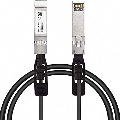 10G SFP + كبل نحاسي سلبي للتوصيل المباشر لـ Cisco و Ubiquiti UniFi و Fortinet10Gb / s SFP + إلى SFP + DAC Twinax Cables 0.3M (1ft) 10G SFP + كبل نحاسي سلبي للتوصيل المباشر لـ Cisco و Ubiquiti UniFi و Fortinet10Gb / s SFP + إلى SFP + DAC Twinax Cables 0.3M (1ft)