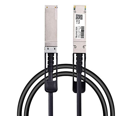 40G QSFP + DAC كبل سلبي - 40GBASE-CR4 سلبي مباشر نحاسي Twinax QSFP + كابل لـ Cisco QSFP-H40G-CU50CM والأجهزة الأخرى ، 0.5 متر (1.64 قدم) 40G QSFP + DAC كبل سلبي - 40GBASE-CR4 سلبي مباشر نحاسي Twinax QSFP + كابل لـ Cisco QSFP-H40G-CU50CM والأجهزة الأخرى ، 0.5 متر (1.64 قدم)