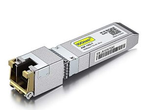 10GBase-T SFP + Transceiver ، 10G T ، 10G Copper ، RJ-45 SFP + CAT.6a Module ، حتى 30 مترًا ، متوافق مع Cisco SFP-10G-TS ، Ubiquiti UniFi UF-RJ45-10G ، Fortinet ، Netgear ، D-Link و Supermicro والمزيد