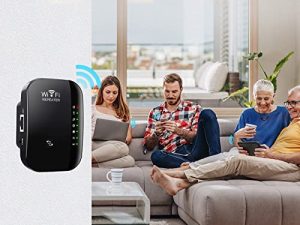 300mbps Mini WiFi Booster يدعم المزيد من الأجهزة تطبيقات الإنترنت الأساسية ، وإنشاء شبكة عالية السرعة وعن بعد ومستقرة. تصميم للتنقل وقابلية النقل للمنزل والعمل والسفر والأسود