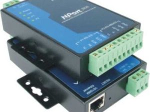 MOXA NPort 5232-T 2-Port NPort Device Server ، 10/100 Fiber Ethernet ، RS-422/485 230.4 Kbps ، درجة حرارة واسعة -40-75