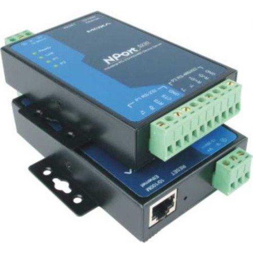 MOXA NPort 5232-T 2-Port NPort Device Server ، 10/100 Fiber Ethernet ، RS-422/485 230.4 Kbps ، درجة حرارة واسعة -40-75 MOXA NPort 5232-T 2-Port NPort Device Server ، 10/100 Fiber Ethernet ، RS-422/485 230.4 Kbps ، درجة حرارة واسعة -40-75