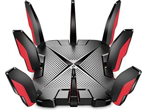 راوتر الألعاب TP-Link AX6600 WiFi 6 (Archer GX90) - راوتر إنترنت لاسلكي ثلاثي النطاق جيجابت ، راوتر فأس عالي السرعة ، موجه VPN ذكي لمنزل كبير