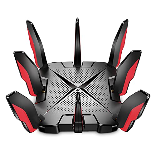 راوتر الألعاب TP-Link AX6600 WiFi 6 (Archer GX90) - راوتر إنترنت لاسلكي ثلاثي النطاق جيجابت ، راوتر فأس عالي السرعة ، موجه VPN ذكي لمنزل كبير راوتر الألعاب TP-Link AX6600 WiFi 6 (Archer GX90) - راوتر إنترنت لاسلكي ثلاثي النطاق جيجابت ، راوتر فأس عالي السرعة ، موجه VPN ذكي لمنزل كبير