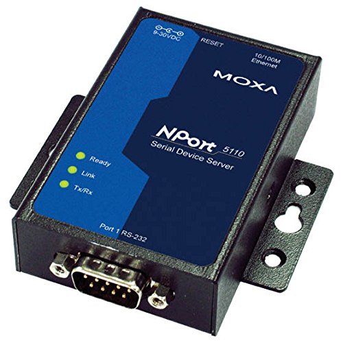 MOXA NPort 5110-T - خادم جهاز تسلسلي بمنفذ واحد ، 10/100 Ethernet ، RS232 ، DB9 Male ، -40 إلى 75 ° C درجة حرارة التشغيل MOXA NPort 5110-T - خادم جهاز تسلسلي بمنفذ واحد ، 10/100 Ethernet ، RS232 ، DB9 Male ، -40 إلى 75 ° C درجة حرارة التشغيل